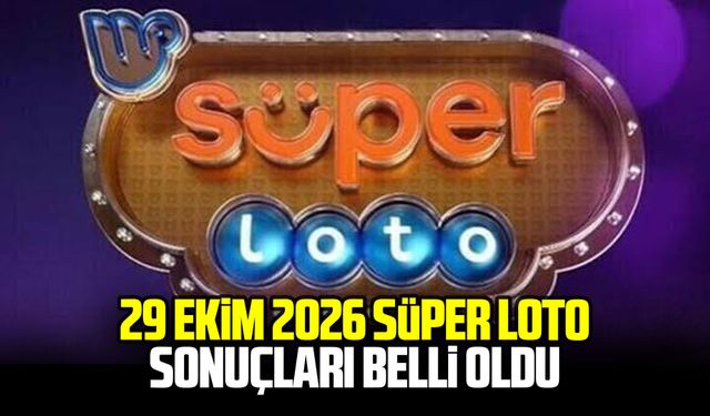 29 Ekim 2026 Süper Loto sonuçları belli oldu