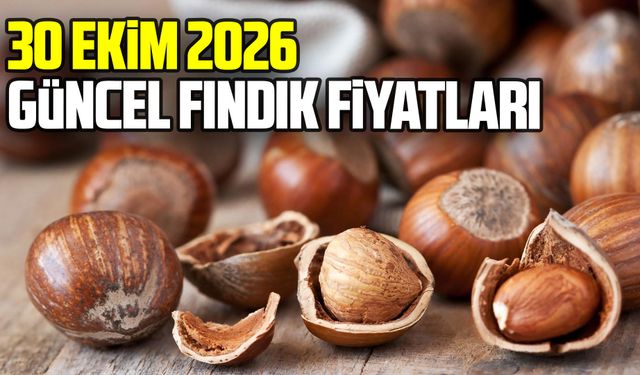 30 Ekim 2026 Güncel fındık fiyatları