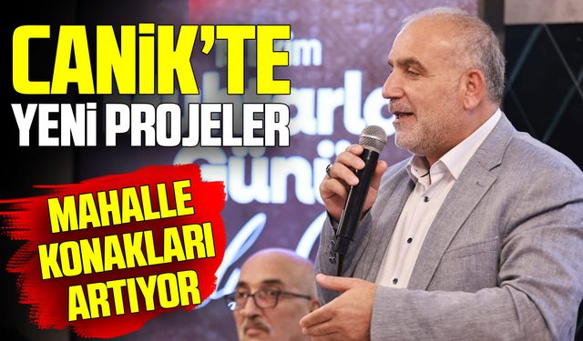 Canik’te muhtarlarla buluşan Sandıkçı’dan yeni proje mesajı