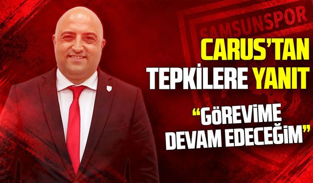 Samsunspor’da Fazlıhan Carus’tan yemek organizasyonu açıklaması