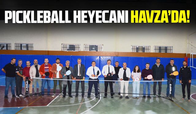 Pickleball eğitimi Havza’da devam etti