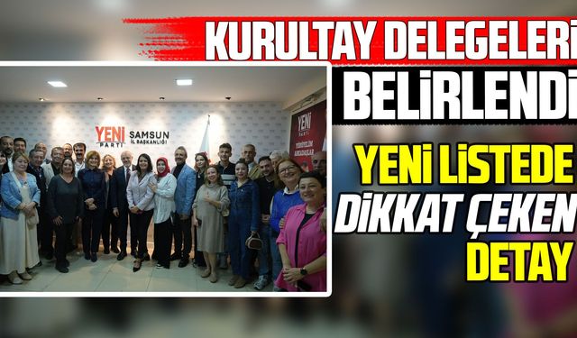 Yeni Parti Samsun İl Başkanı Mehmet Özdağ oldu
