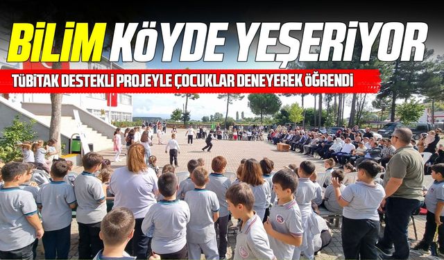 Bafra’da kırsal okullar bilimle buluştu