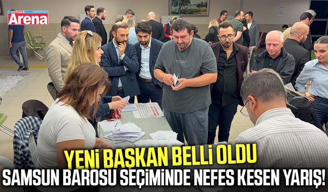 Samsun Barosu’nun yeni başkanı Suat Güveli oldu