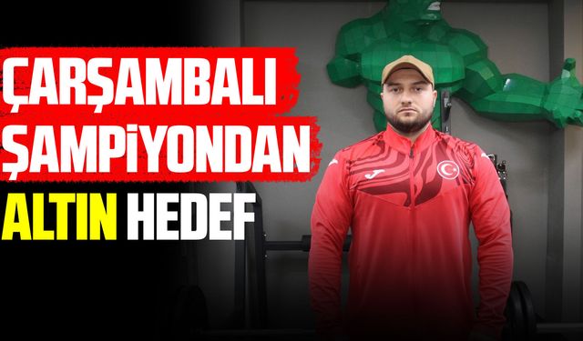Çarşambalı milli sporcu dünya şampiyonluğuna hazırlanıyor