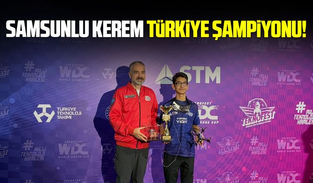 Samsunlu Kerem Yiğit Türkiye şampiyonu oldu