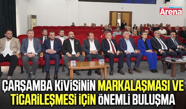 Çarşamba kivisi için stratejik yol haritası hazırlanıyor