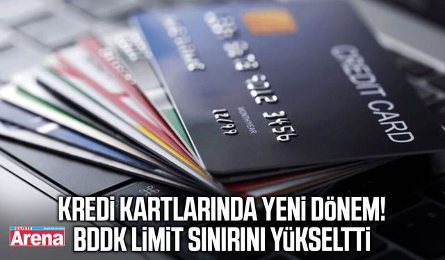 Kredi kartlarında yeni dönem! BDDK limit sınırını yükseltti