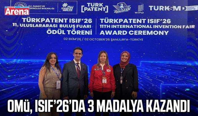 OMÜ, ISIF’26’da 3 madalya kazandı