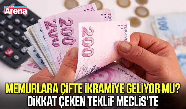 Memurlara yılda iki kez ikramiye teklifi! Meclis'e sunuldu