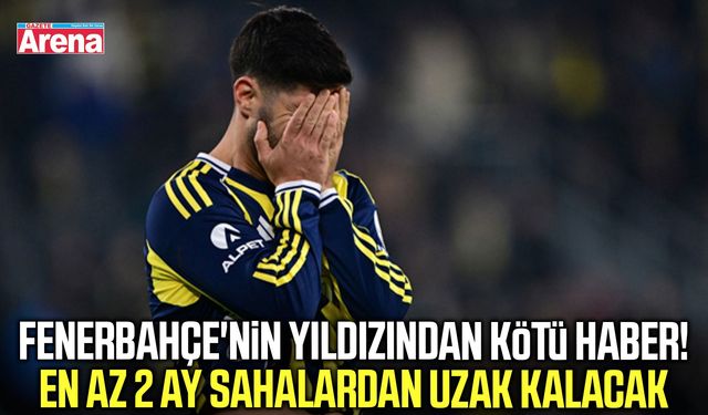Fenerbahçe'nin yıldızından kötü haber!
