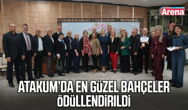 Atakum’da en güzel bahçeler Ata Sahne'de ödüllendirildi