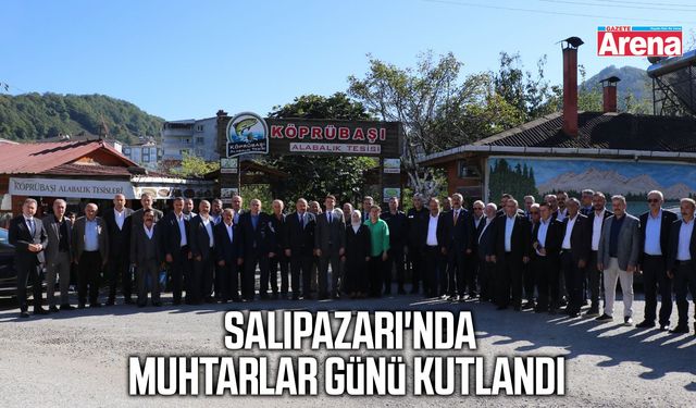 Salıpazarı'nda Muhtarlar Günü kutlandı