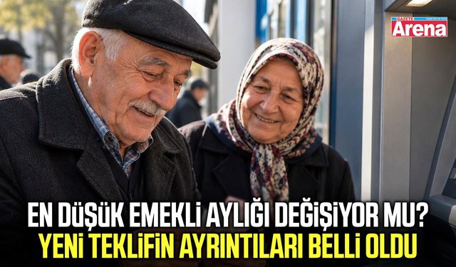 En düşük emekli aylığı için yeni teklif!