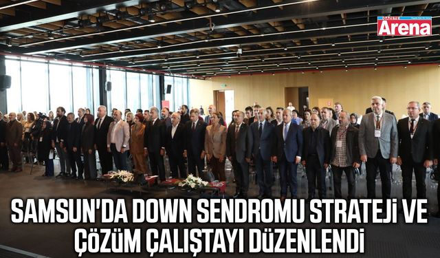 Samsun'da Down Sendromu Strateji ve Çözüm Çalıştayı düzenlendi