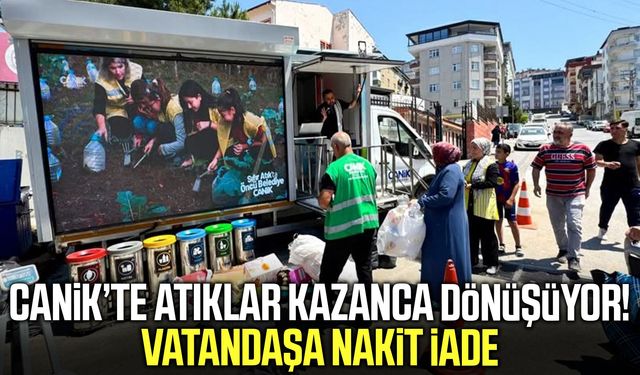 Canik’te sıfır atıkla aile bütçesine destek