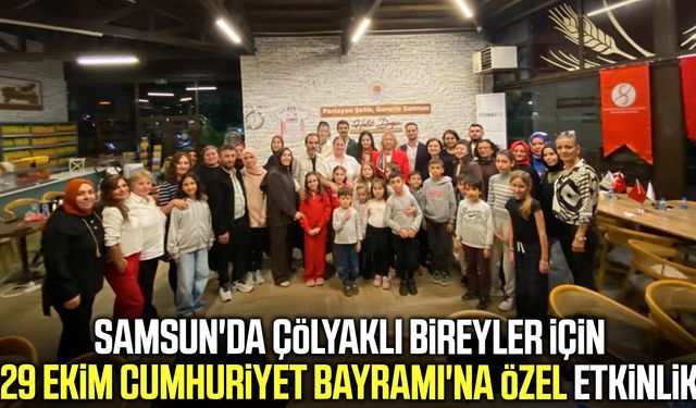 Samsun'da çölyaklı bireyler için 29 Ekim'e özel etkinlik