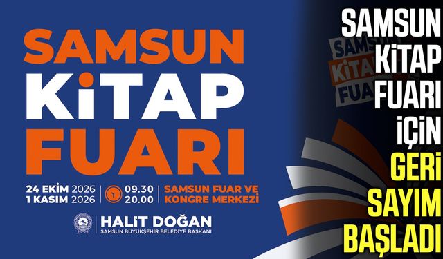 Samsun Kitap Fuarı için geri sayım başladı
