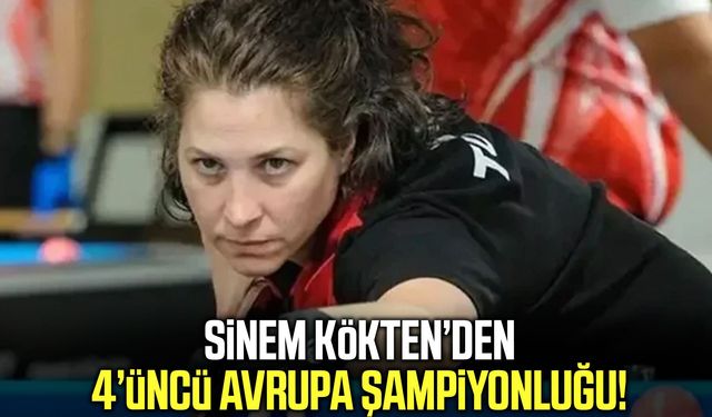 Sinem Kökten’den 4’üncü Avrupa şampiyonluğu!
