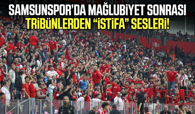 Samsunspor’da Amedspor yenilgisi sonrası istifa sesleri!