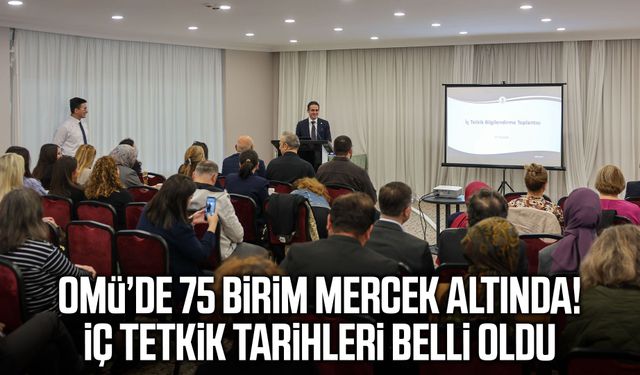 OMÜ’de 75 birimde kalite incelemesi yapılacak
