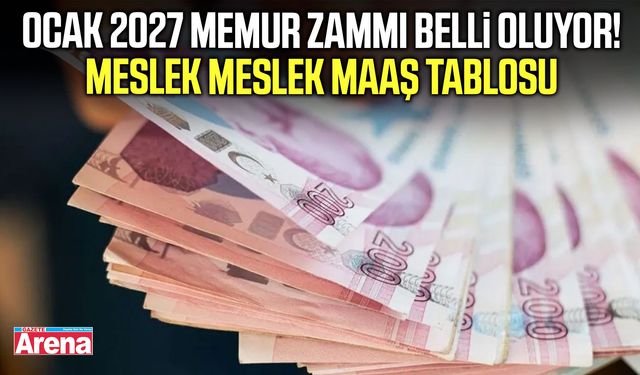 Ocak 2027 memur zammı belli oluyor!