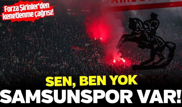 Samsunsporlu Forza Şirinler'den Trabzonspor maçı çağrısı