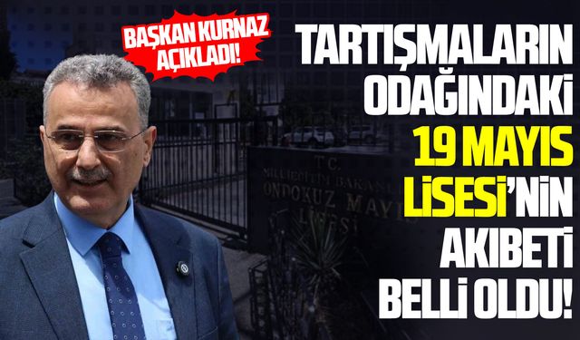 Samsun 19 Mayıs Lisesi'nin akıbeti belli oldu