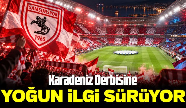 Karadeniz derbisinde bilet satışları devam ediyor