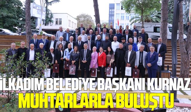 İlkadım Belediye Başkanı İhsan Kurnaz muhtarlarla buluştu