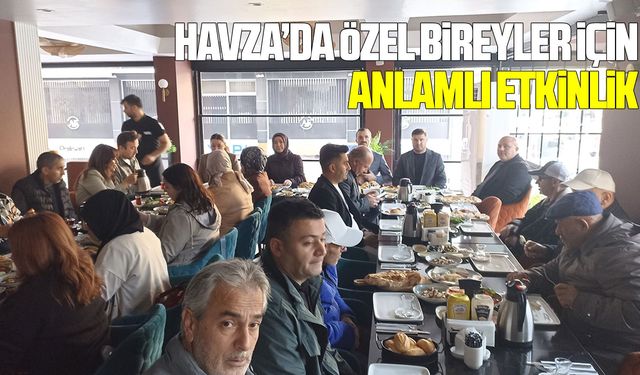 Havza’da özel bireyler için anlamlı etkinlik