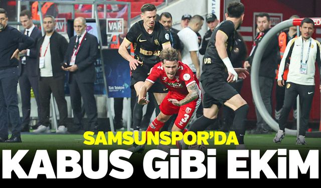 Samsunspor'da ekim ayı kabusa döndü!