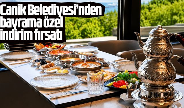 Canik Belediyesi'nden 29 Ekim'e özel indirim