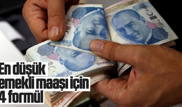 En düşük emekli maaşı için 4 formül