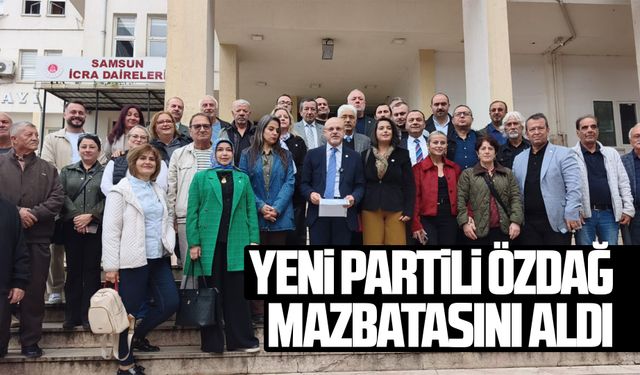 Yeni Partili Özdağ mazbatasını aldı