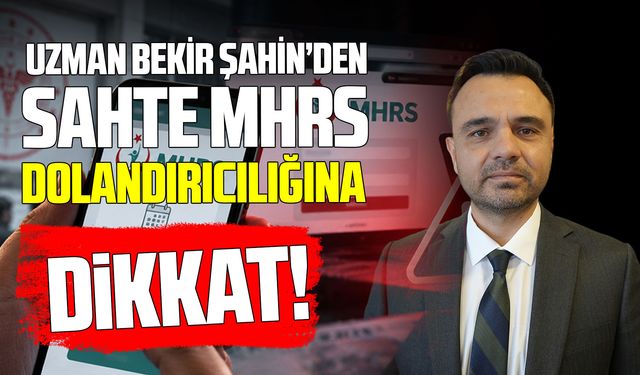 Samsun İl Sağlık Müdürlüğü uyardı: Sahte MHRS’ye dikkat