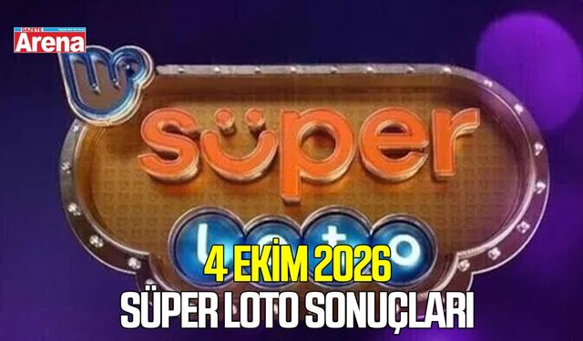 4 Ekim 2026 Süper Loto sonuçları belli oldu