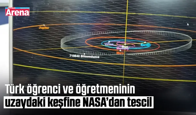 Türk öğrenci ve öğretmeninin uzaydaki keşfine NASA’dan tescil