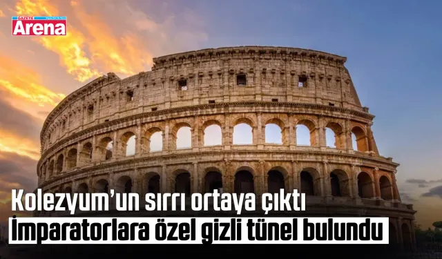 Kolezyum’un sırrı ortaya çıktı: İmparatorlara özel gizli tünel bulundu