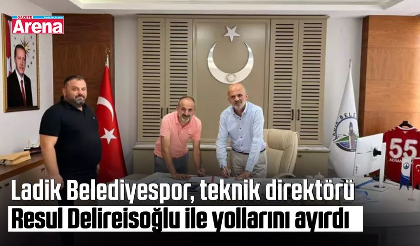Ladik Belediyespor, teknik direktörü ile yollarını ayırdı