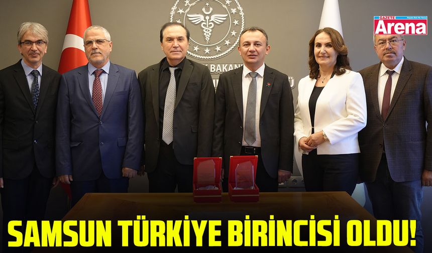 Samsun Türkiye birincisi oldu!