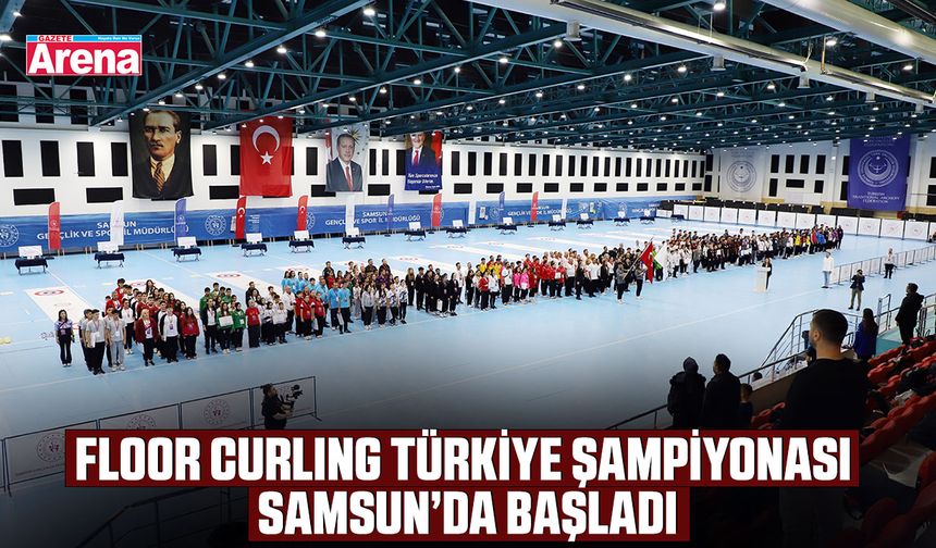 Floor Curling Türkiye şampiyonası Samsun’da başladı