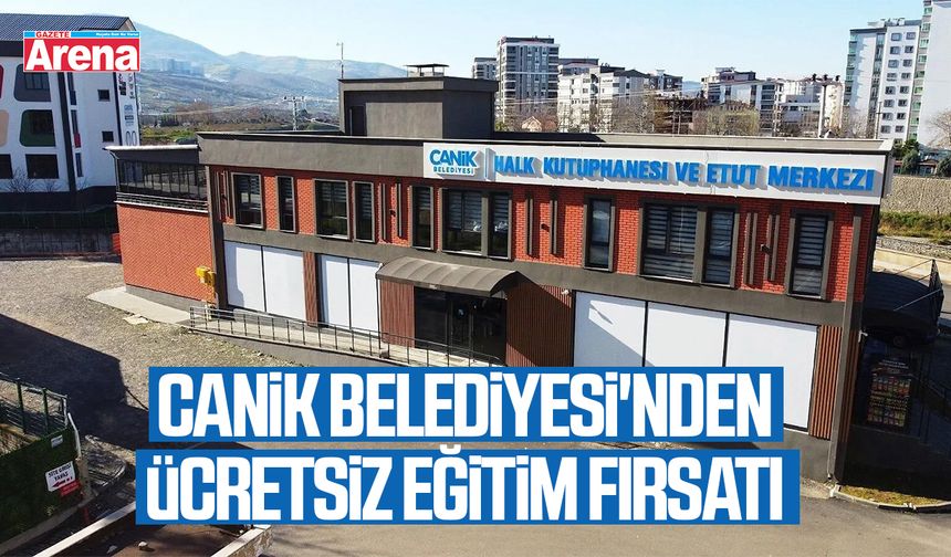 Canik Belediyesi'nden ücretsiz eğitim fırsatı