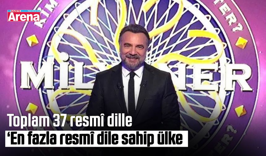 Toplam 37 resmî dille ‘En fazla resmî dile sahip ülke’ hangisidir?