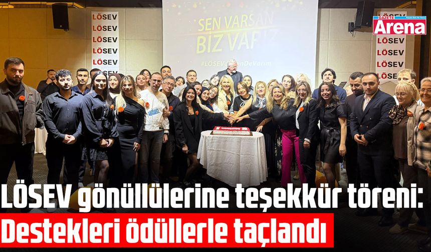 Samsun'da LÖSEV gönüllük haftasında ödül programı düzenledi