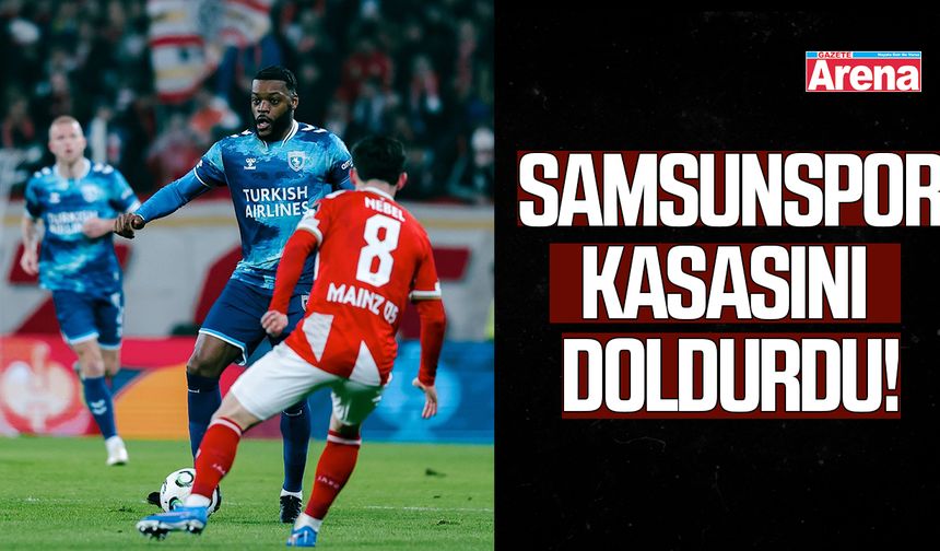 Samsunspor kasasını doldurdu!
