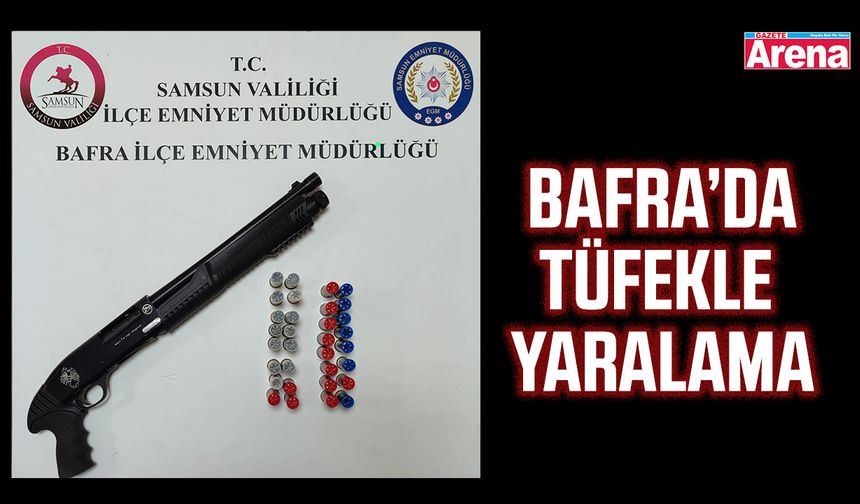 Bafra’da tüfekle yaralama: 3 şüpheli yakalandı