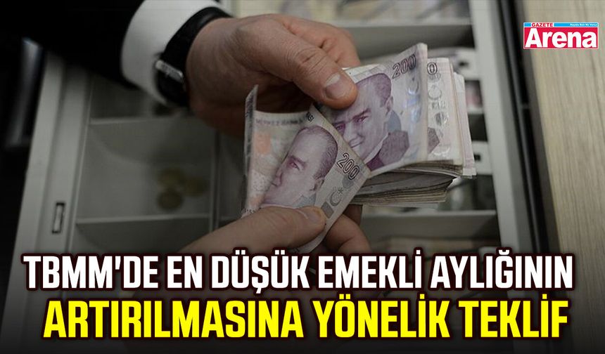 TBMM'de en düşük emekli aylığının artırılmasına yönelik teklif