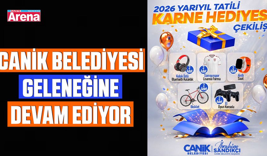 Canik Belediyesi geleneğine devam ediyor