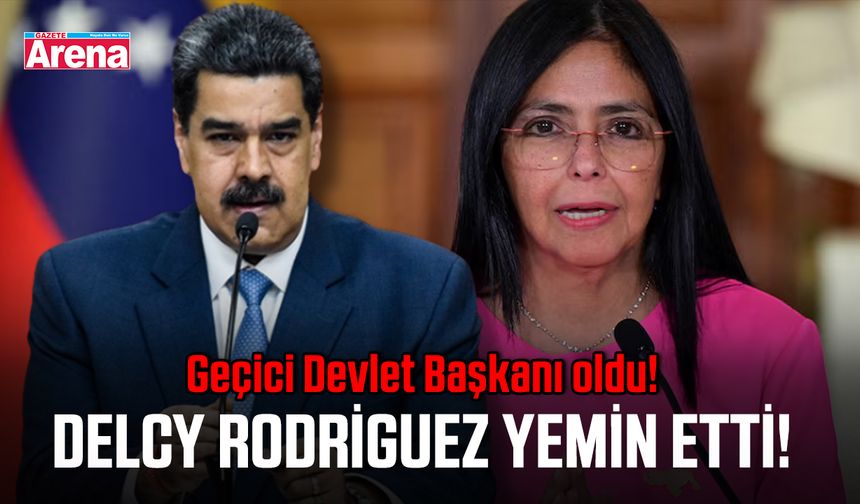 SON DAKİKA Delcy Rodriguez yemin etti!